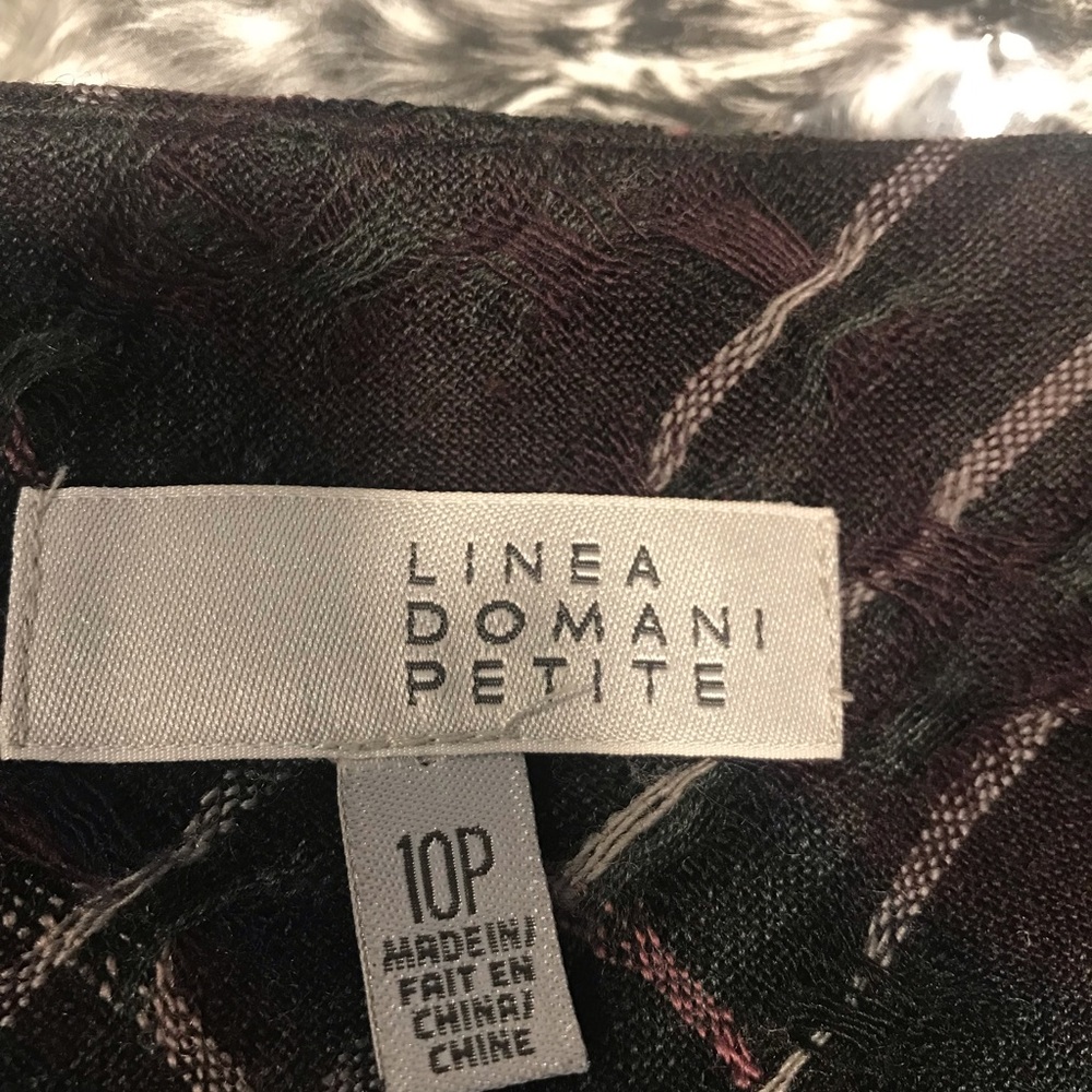 Linea Domani Lovely Plaid Skirt - Size 10P - Picture 4 of 7